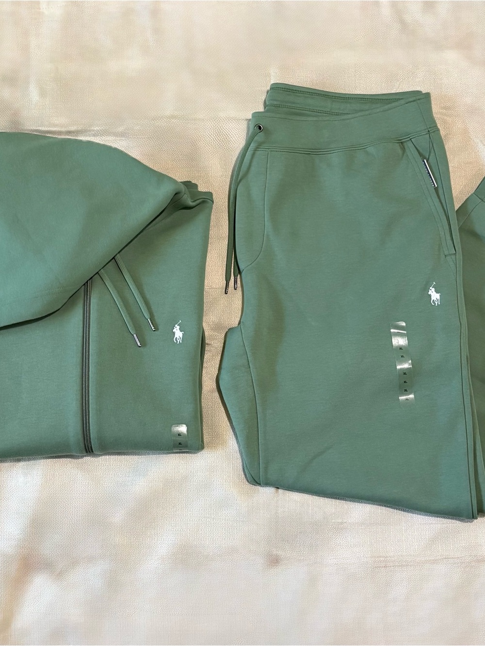 Ralph Lauren Sage Green Men’s XL Jogger & Hoodie Combo